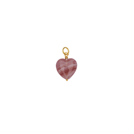 Pico French Grande Heart Vedhæng - Boysenberry hos parfumerihamoghende.dk 